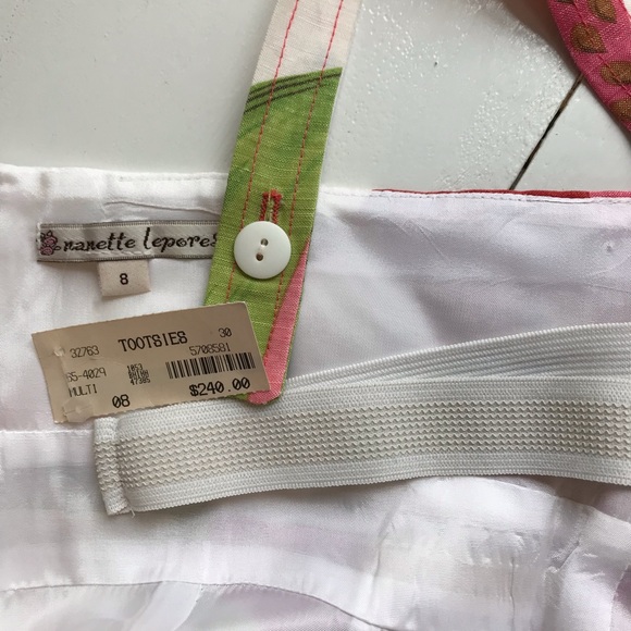 Nanette Lepore watermelon dress size 8 - Picture 7 of 7